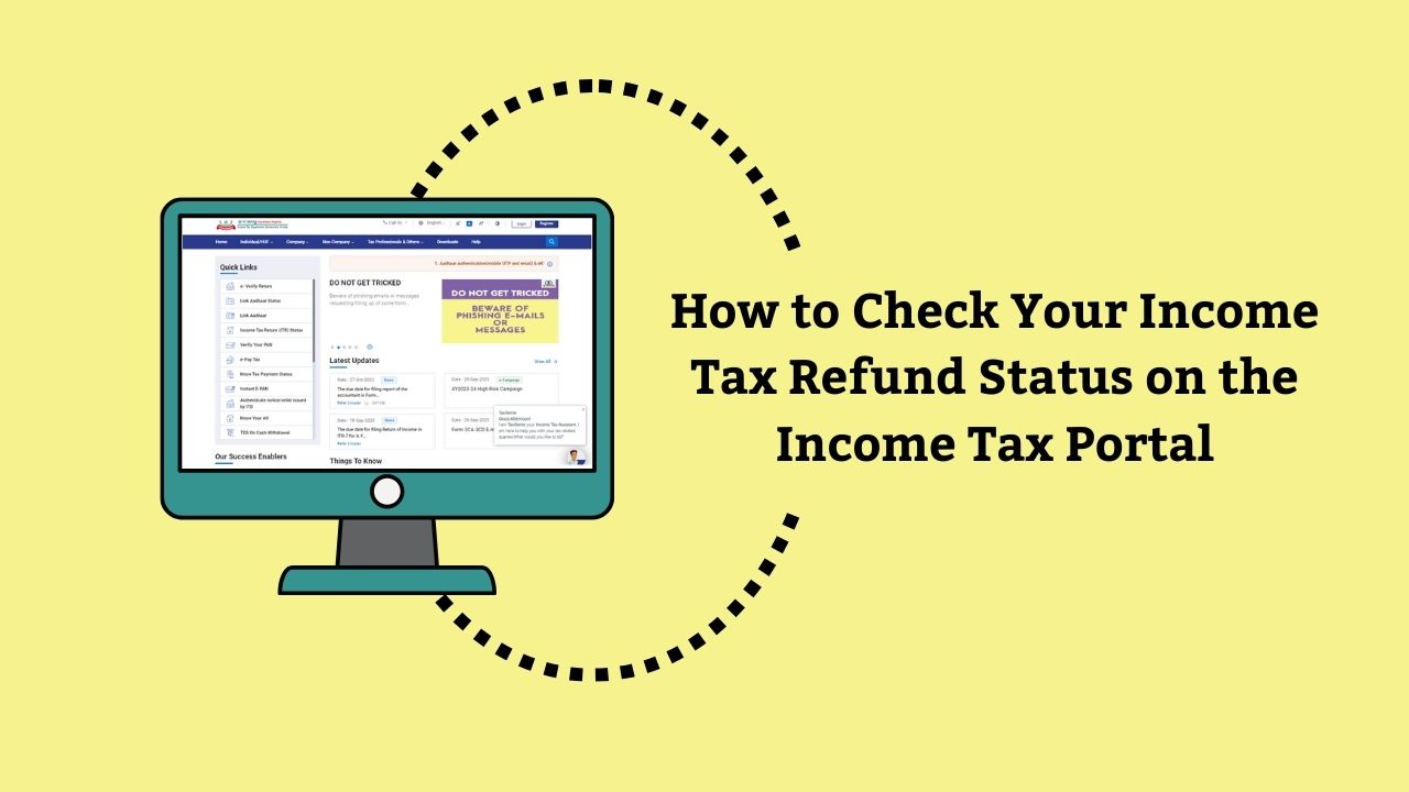 Track Your Income Tax Refund Status Easy Steps On Income Tax India E