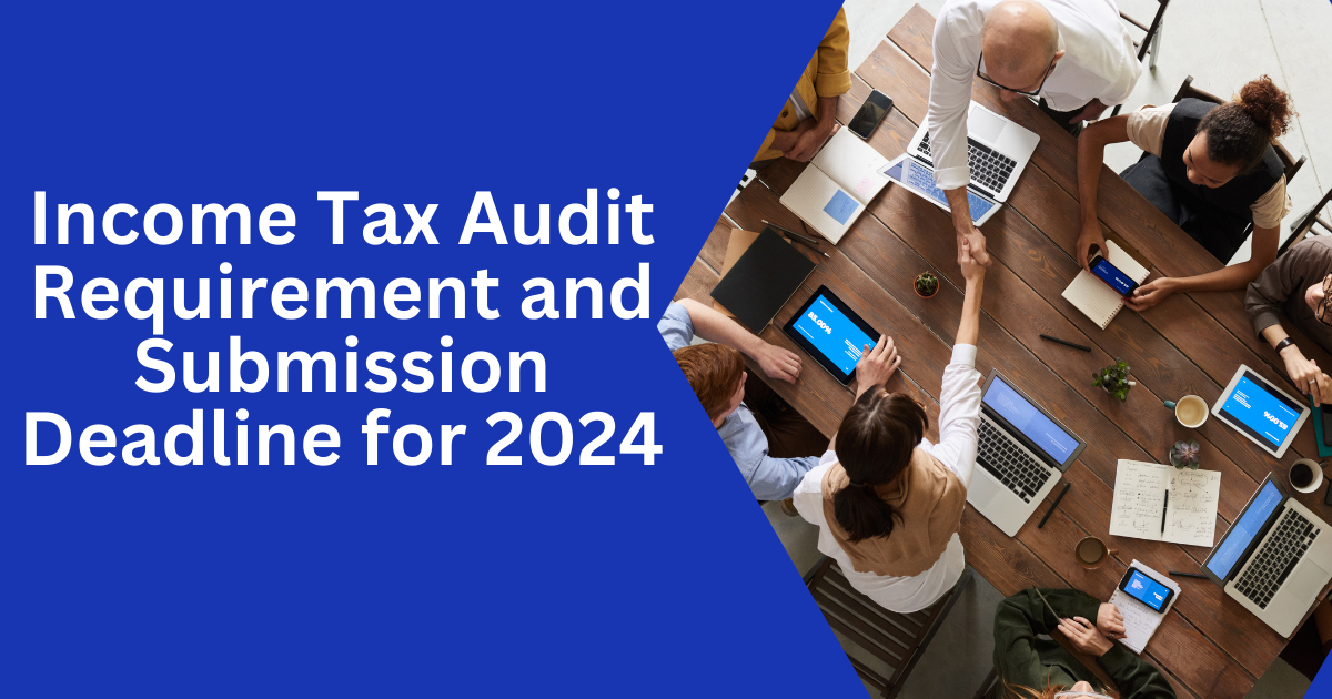 Income Tax Audit Requirement and Submission Deadline for 2024